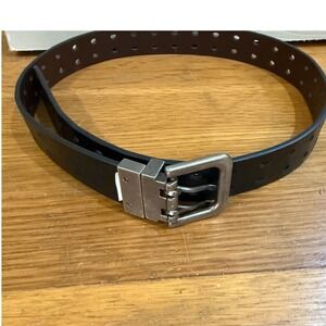 Levis Reversible Belt Black Brown Double Prong‎ Buckle Size M 26-28 Mens